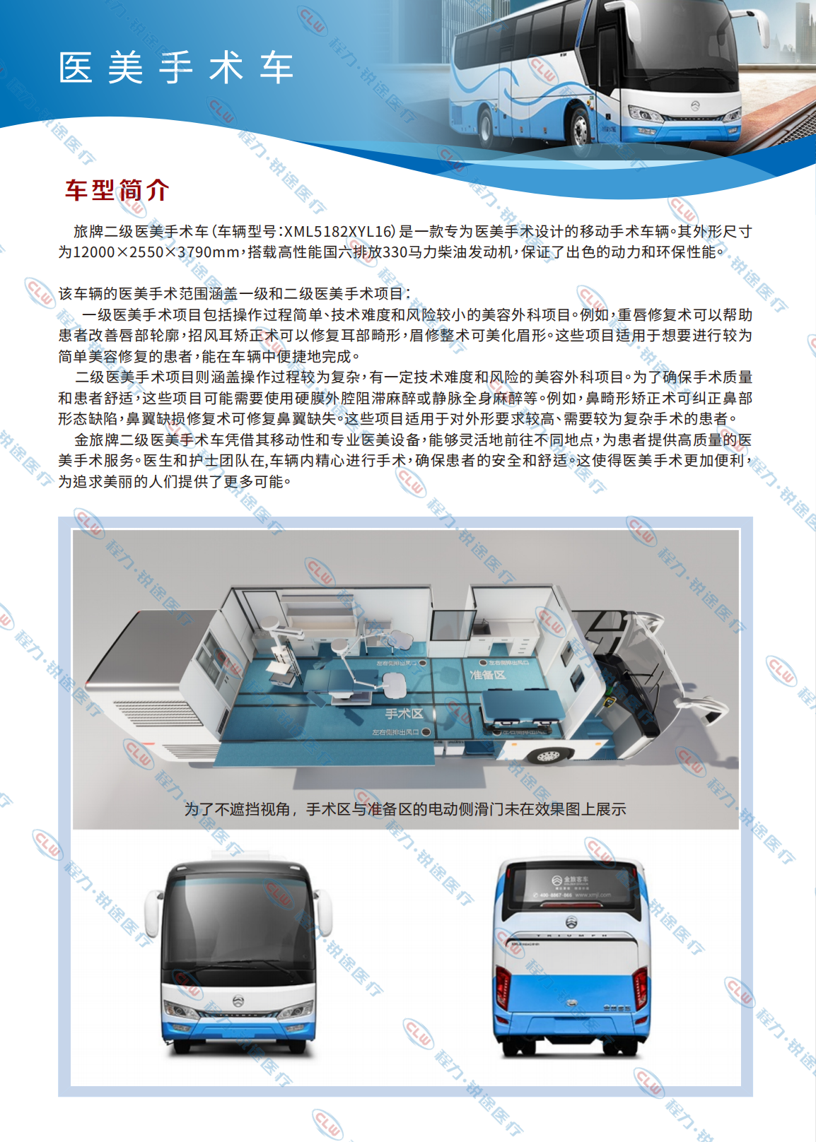 程力&金旅醫(yī)美手術(shù)車(chē) 萬(wàn)級(jí)潔凈度 適用一二級(jí)外科手術(shù)(圖2)